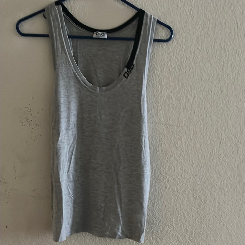 Dolce & Gabbana Light Gray Tank Top
